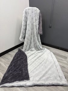 Charcoal Frosted Marbella on Charcoal Marbella