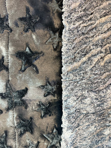 Heather Zebra Licorice on Black Stars