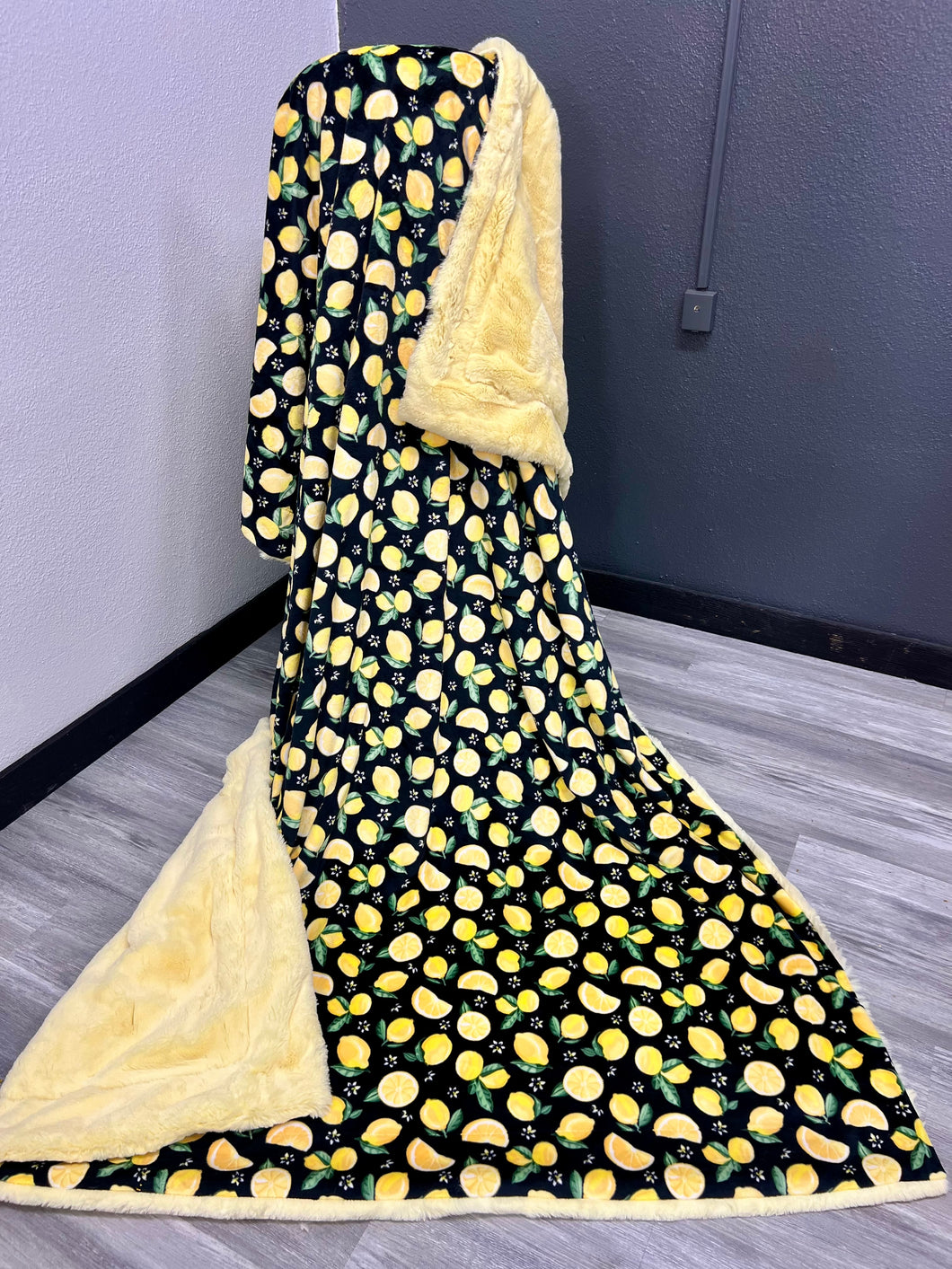 Lemon Print on Butter Bunny