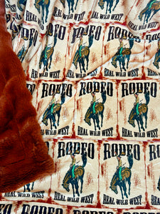 Rodeo Print on Ginger Arctic Rabbit